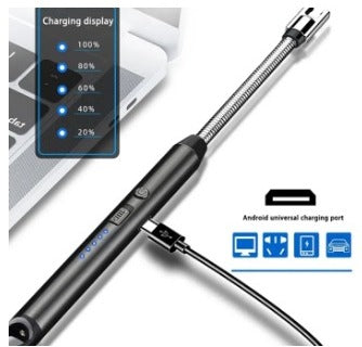 Rechargeable Electric USB Lighter Stove Lighter Long Neck Led Best Quality