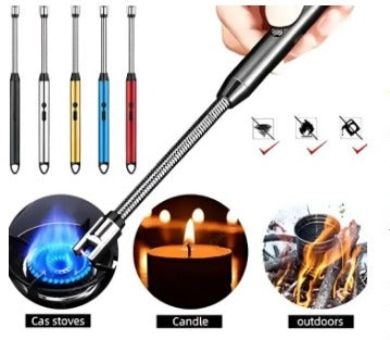 Rechargeable Electric USB Lighter Stove Lighter Long Neck Led Best Quality